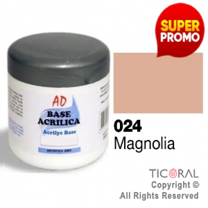 BASE ACRILICA AD 024 MAGNOLIA 200ML X 3 UNIDADES